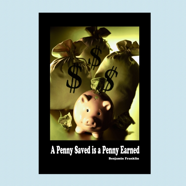 Creation of A Penny Saved...: Step 8